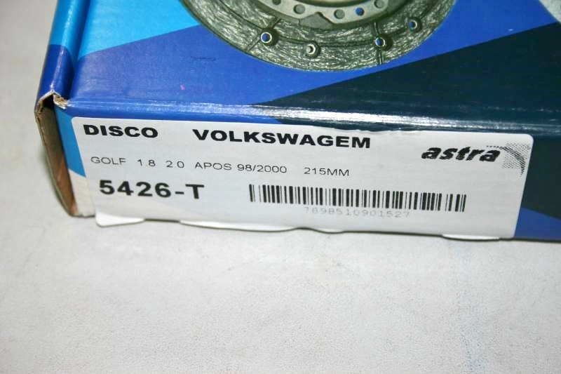 DISCO EMBREAGEM 215MM 28 ESTRIAS VW GOLF 1.8/2.0 98/2000