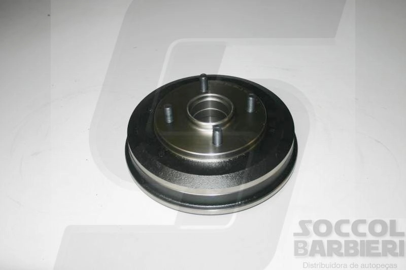 TAMBOR FREIO TRASEIRO COM CUBO 4 FUROS FORD NOVO FIESTA 02/ ECOSPORT 1.0/1.6/2.0 4X2 03/ FOCUS 00/08