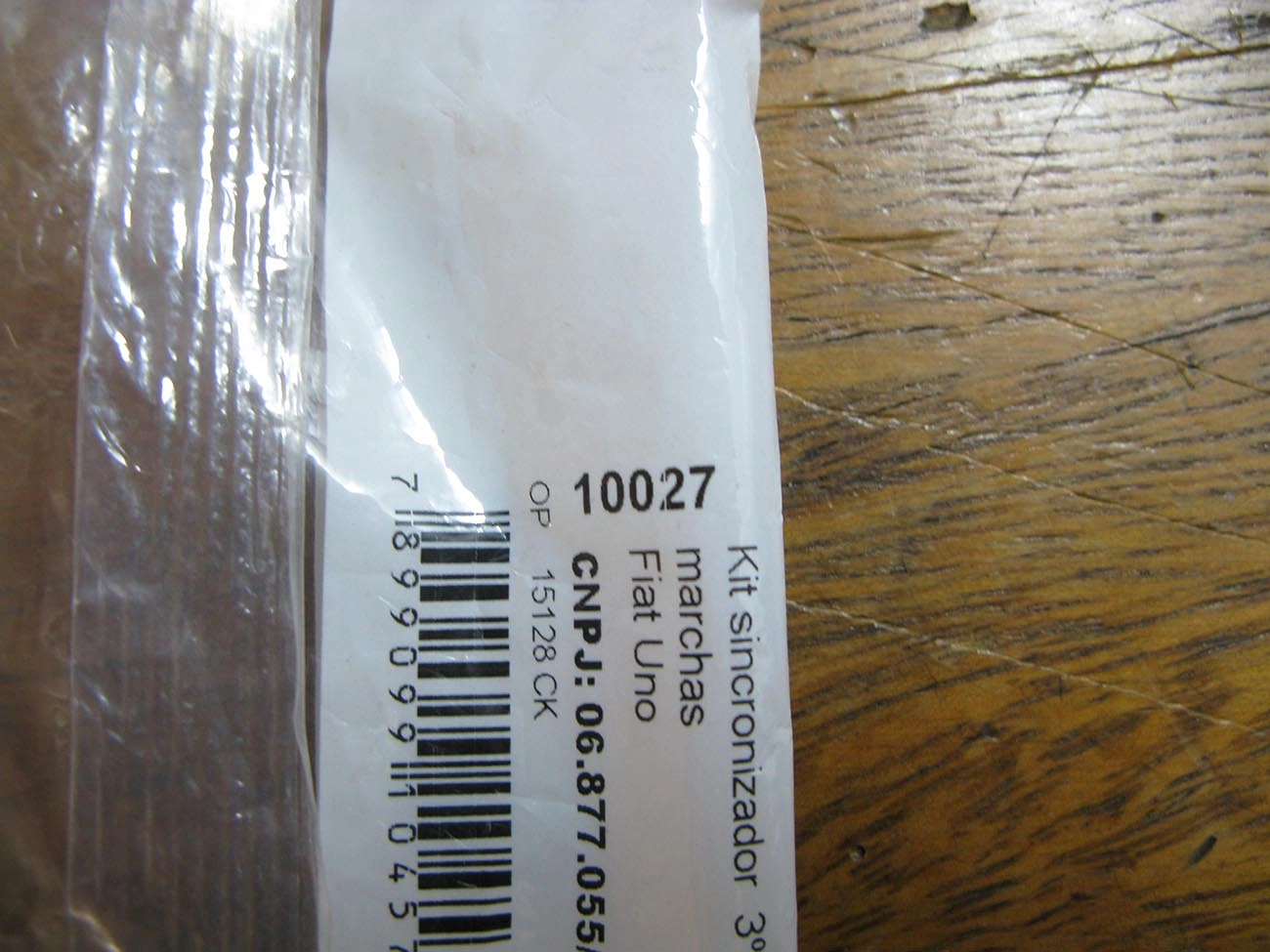 KIT SINCRONIZADOR 3ª 4ª FIAT UNO 1984/1991 3A/4A