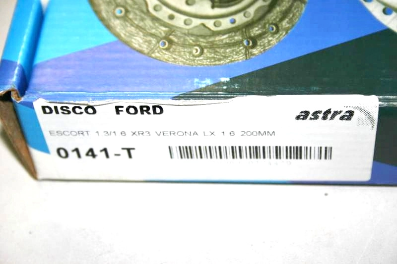 DISCO EMBREAGEM FORD ESCORT/VERONA 1.3/1.6 /92 - HOBBY /01.94 - 200MM