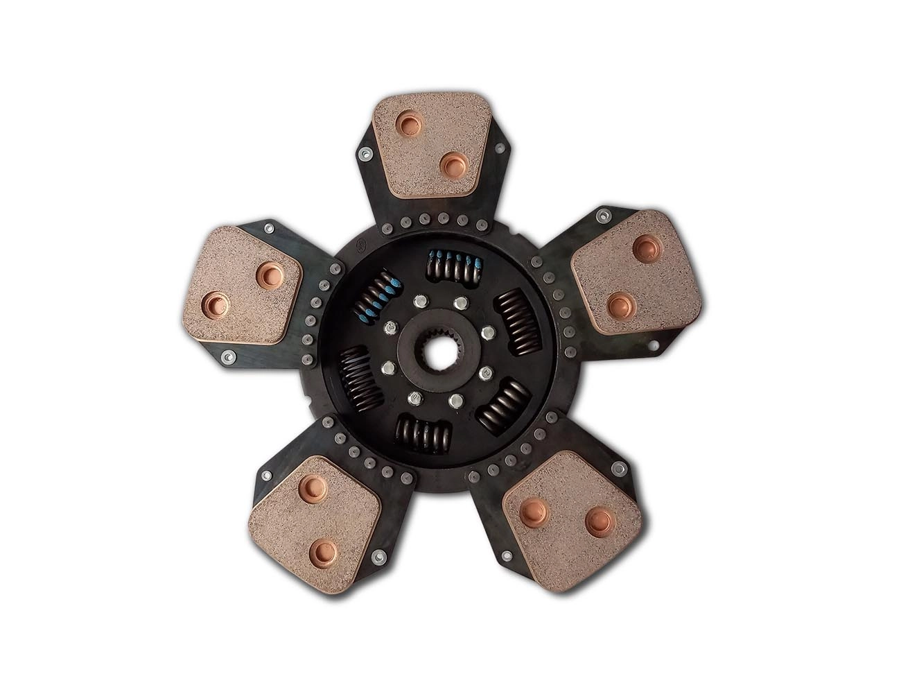 DISCO DE EMBREAGEM EXTERNO CERAMETÁLICO MF 292/297/620/630 86/ - 329MM 21 ESTRIAS 10 PASTILHAS