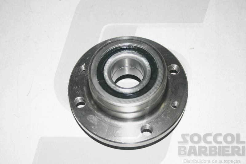 CUBO RODA TRASEIRO COM ROLAMENTO SEM ABS RECORTE 4 FUROS FIAT PALIO/SIENA/BRAVA/TIPO TODOS