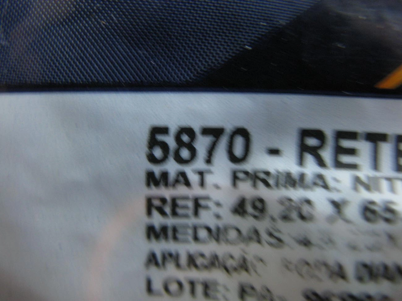 RETENTOR RODA DIANTEIRA FORD RANGER 97/ 4X2