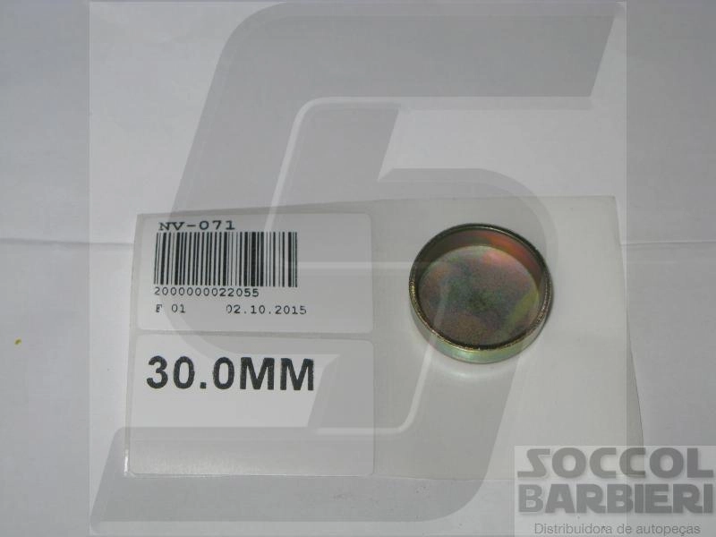 SELO CABEÇOTE BLOCO MOTOR 30,00MM CABECOTE GM CHEVETTE/WM MB 30MM