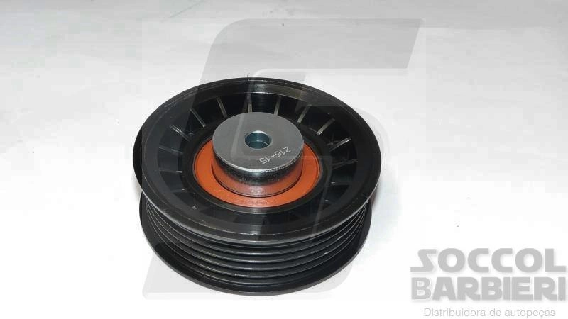 POLIA TENSOR CORREIA ALTERNADOR/TENSIONADOR AUXILIAR ACESSÓRIOS MOTOR GM CORSA SEM DH CELTA D/H PRISMA COM ACD 6 CANALETAS