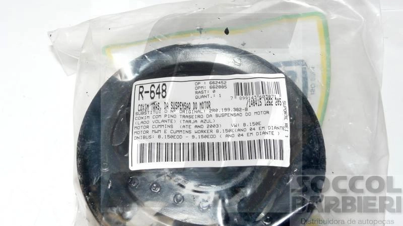 COXIM DE MOTOR VW 8.150E CUMMINS 8.150/9.150EOD MWM/CUMMINS - TRASEIRO