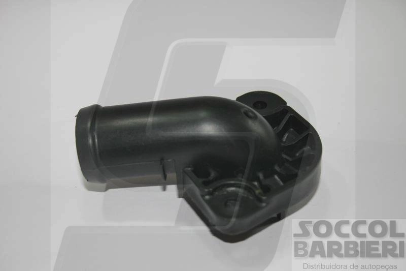 COTOVELO/FLANGE/TAMPA VÁLVULA TERMOSTÁTICA PLÁSTICO VW GOL/PARATI 1.0 97/ GOLF FOX/POLO 02/