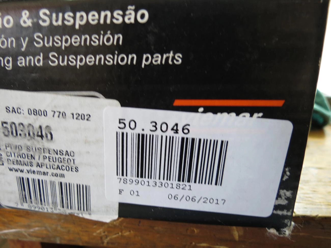 PIVÔ SUSPENSÃO CITROEN XSARA/XSARA BREAK/BERLINGO 97/ - PEUGEOT PARTNER 99/08 - PINO 18MM LD/LE