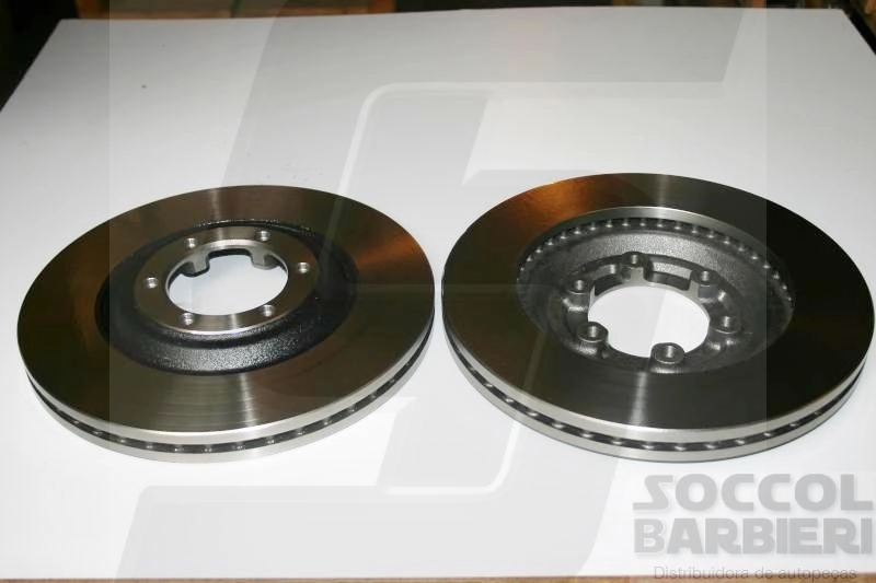 DISCO DE FREIO DIANTEIRO GM NOVA S-10 12/16 - TRAILBLAZER 13/16 - VENTILADO 300MM 6 FUROS