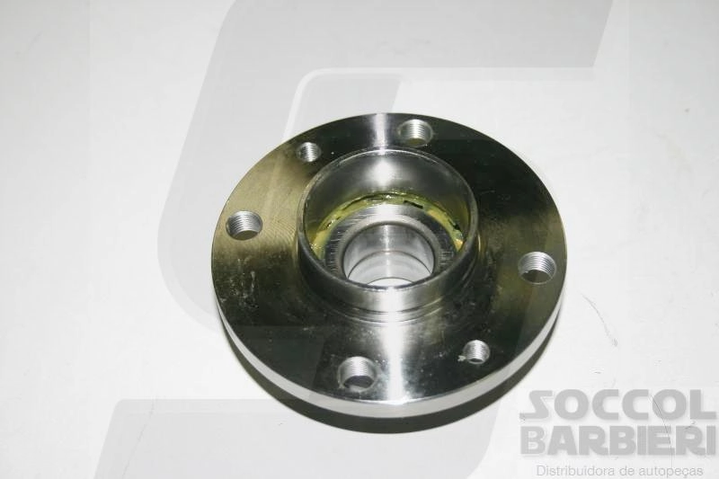 CUBO RODA TRASEIRO COM ROLAMENTO SEM ABS RECORTE 4 FUROS FIAT PALIO/SIENA/BRAVA/TIPO ANEL