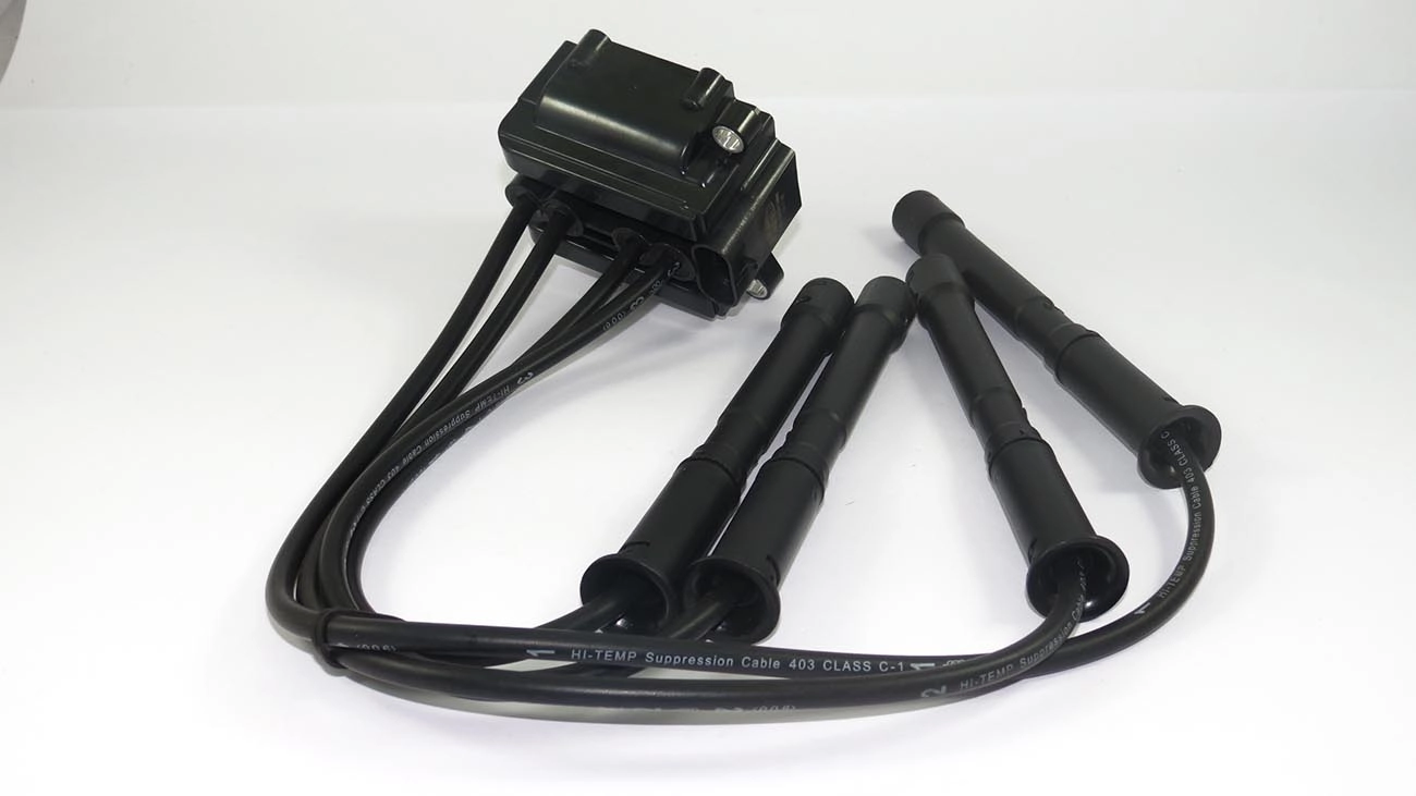 BOBINA DE IGNIÇÃO COM CABOS PEUGEOT 206 1.0 16V 01/05 - RENAULT CLIO/KANGOO/TWINGO 1.0 16V 00/05