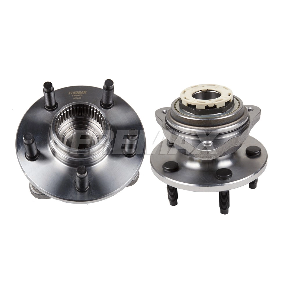 CUBO DIANTEIRO COM ROLAMENTO SEM ABS FORD RANGER 2.5/4.0 94/2004 - 5 FUROS 42 ESTRIAS COM RODA LIVRE