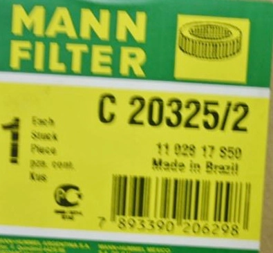 FILTRO AR VW 7.110 TURBO 11.160/22.210 85/87 16.180