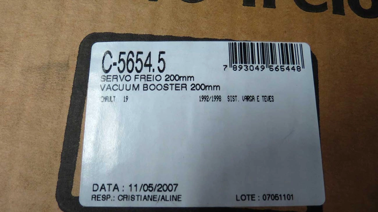 SERVO FREIO 200MM RENAULT R19 92/98 13/16