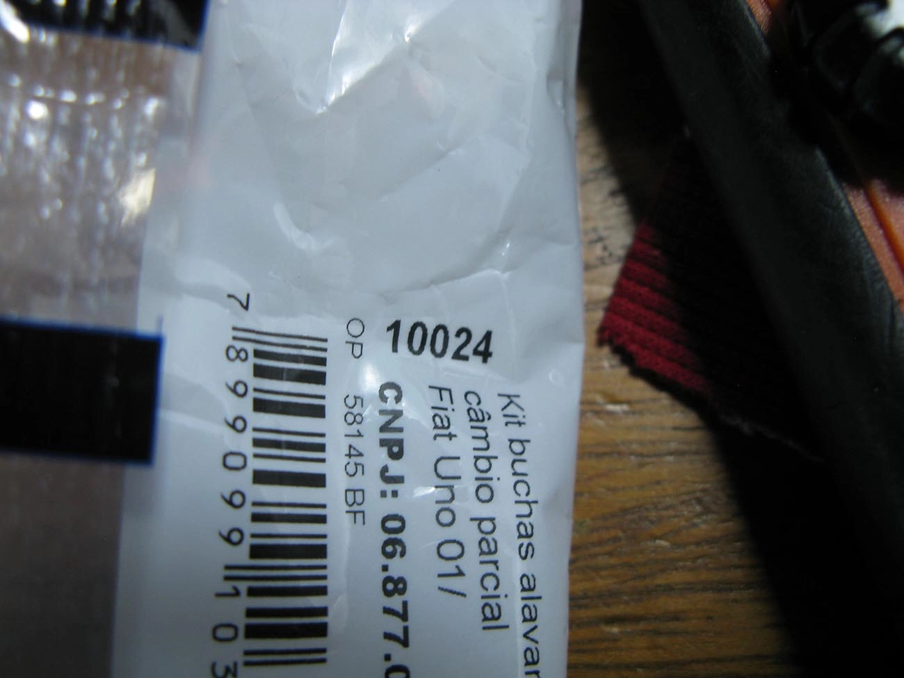 KIT PARCIAL BUCHAS ALAVANCA CÂMBIO FIAT FIORINO/UNO 2001/2013