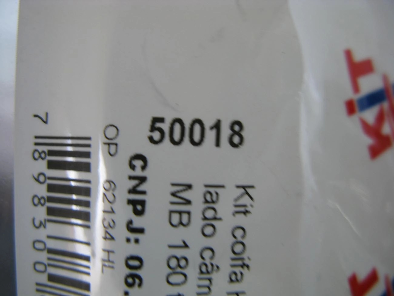 KIT REPARO COIFA HOMOCINÉTICA LADO CÂMBIO MB 180 TODOS MODELOS