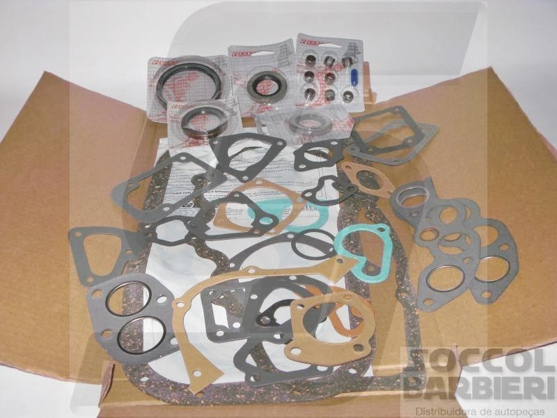 JOGO JUNTAS COMPLETO MOTOR FIAT 1050/1300 TODOS 80/88 GASOLINA