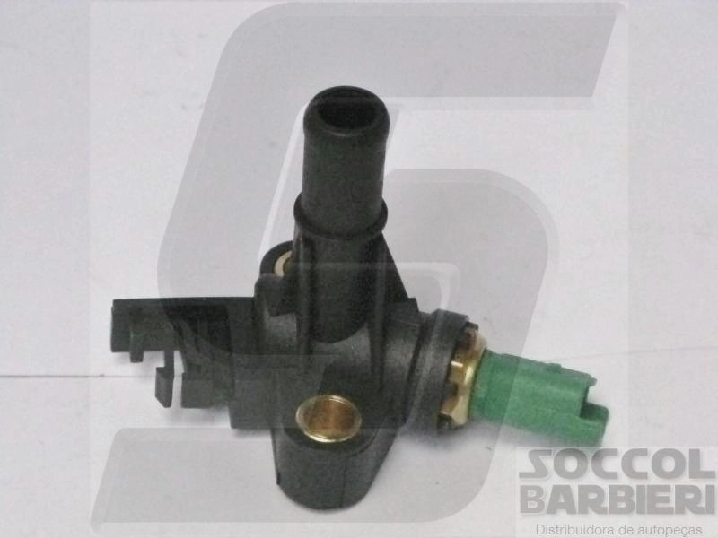 PLUG ELETRÔNICO/SENSOR TEMPERATURA ÁGUA MOTOR FIRE 8V VERDE COM FLANGE FIAT DOBLO/FIORINO/IDEA/PALIO/PUNTO/SIENA/STRADA/UNO