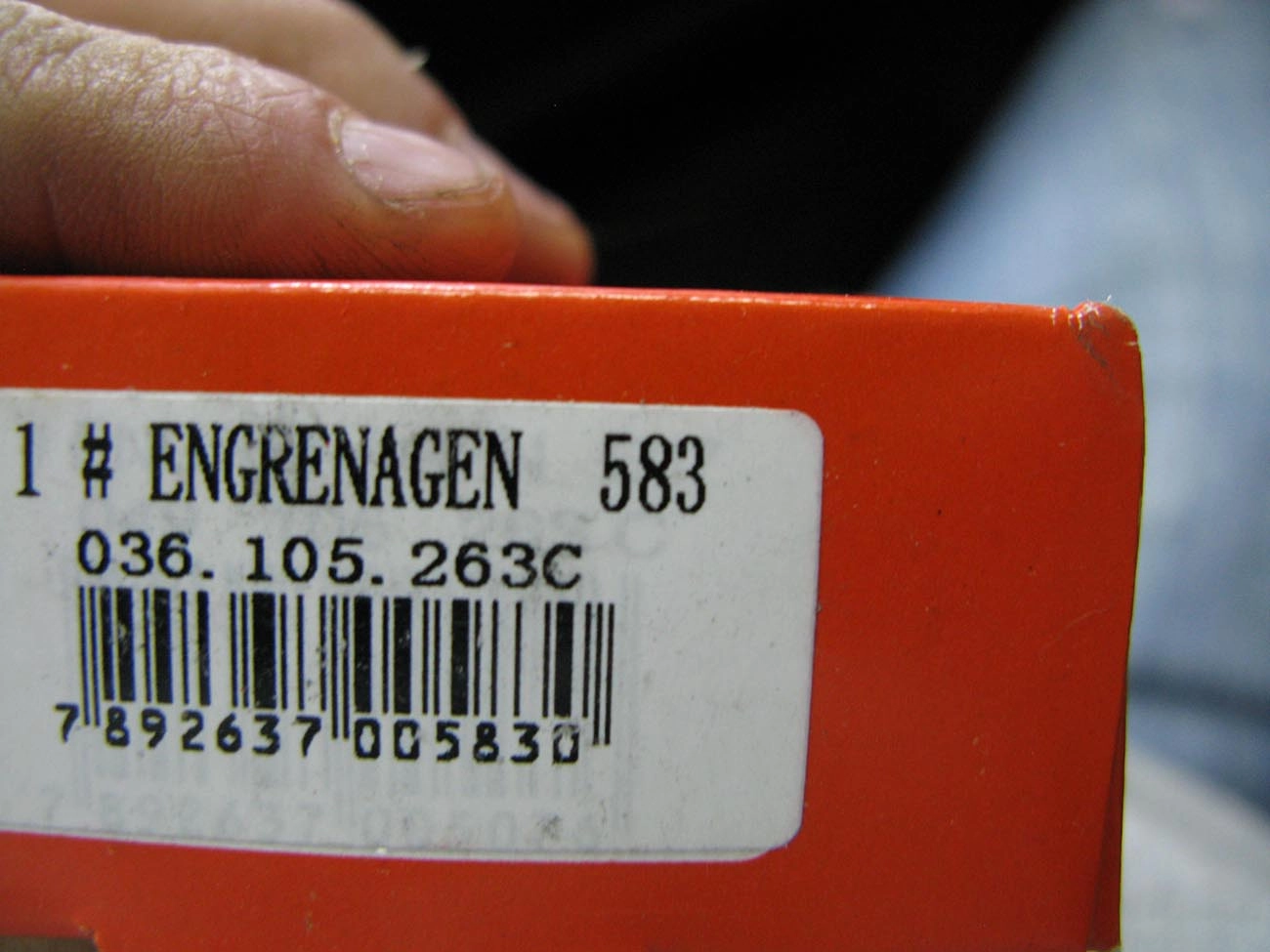 ENGRENAGEM VIRABREQUIM VW GOL/PARATI 1.0 16V 96/98