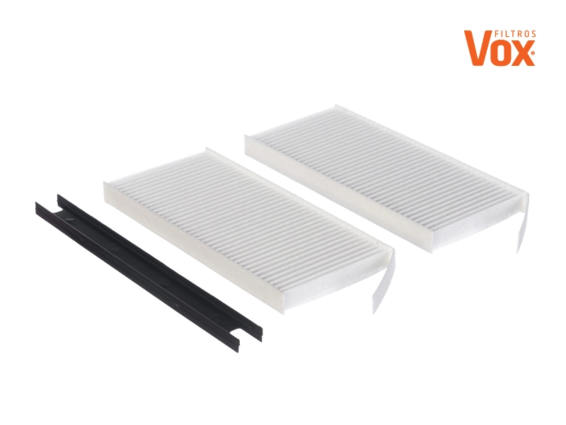FILTRO AR CONDICIONADO/CABINE RENAULT MASTER 2.3 16V 03.2012/ - KIT COM DOIS FILTROS
