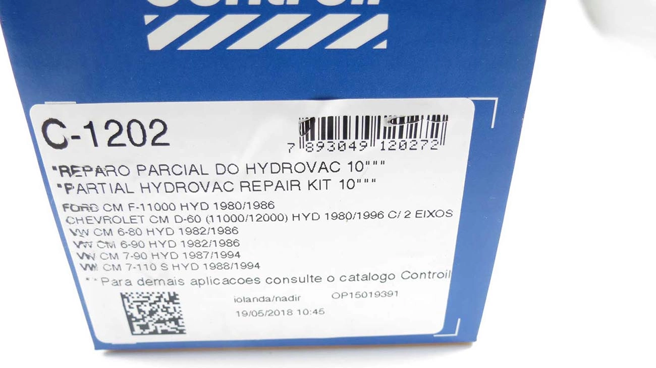 REPARO PARCIAL HIDROVÁCUO HIDROVAC VW 6.80/6.90/7.90/7.110/11.130 TODOS 10P