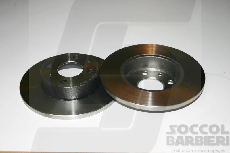 DISCO FREIO DIANTEIRO SÓLIDO 240MM 4 FUROS FIAT UNO/PREMIO/ELBA EXCETO NOVO PALIO /98