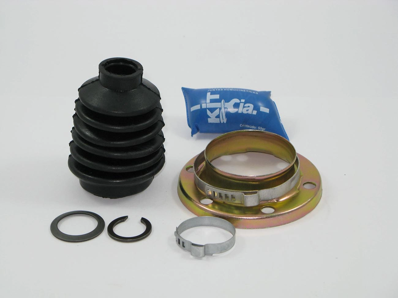 KIT REPARO COIFA HOMOCINÉTICA LADO CÂMBIO COM FLANGE VW FOX/POLO 03/ NOVO 18/ 04/ GOL G5 1.6