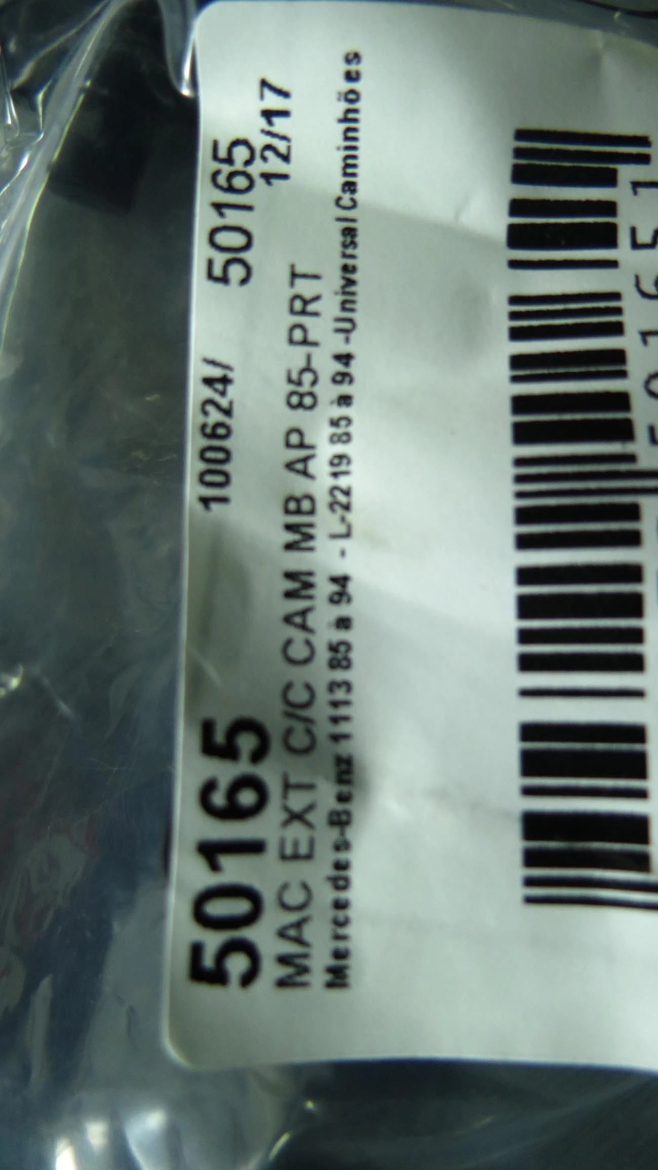 MACANETA EXTERNA MB 608/708/1113/1313/1513/1519/2013 85/89 - PRETA