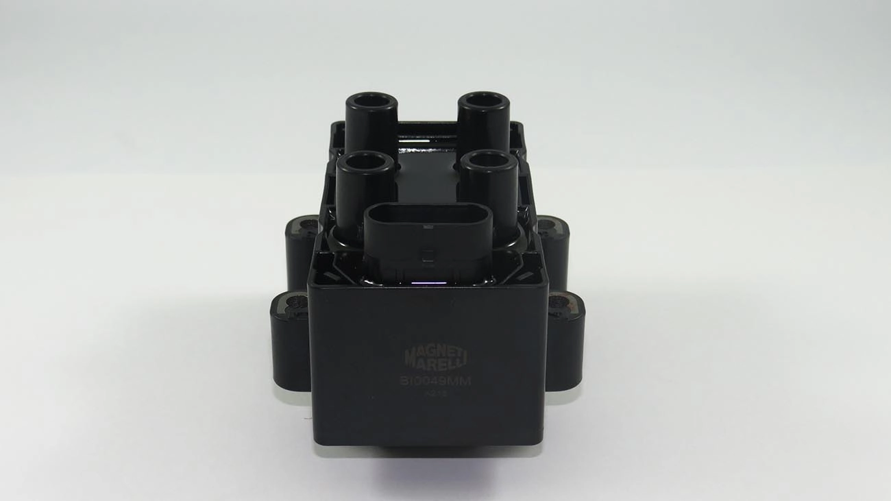 BOBINA DE IGNIÇÃO RENAULT CLIO/KANGOO/TWINGO/LOGAN/SANDERO 1.0/1.6 98/12 - CONECTOR 4 PINOS OVAL
