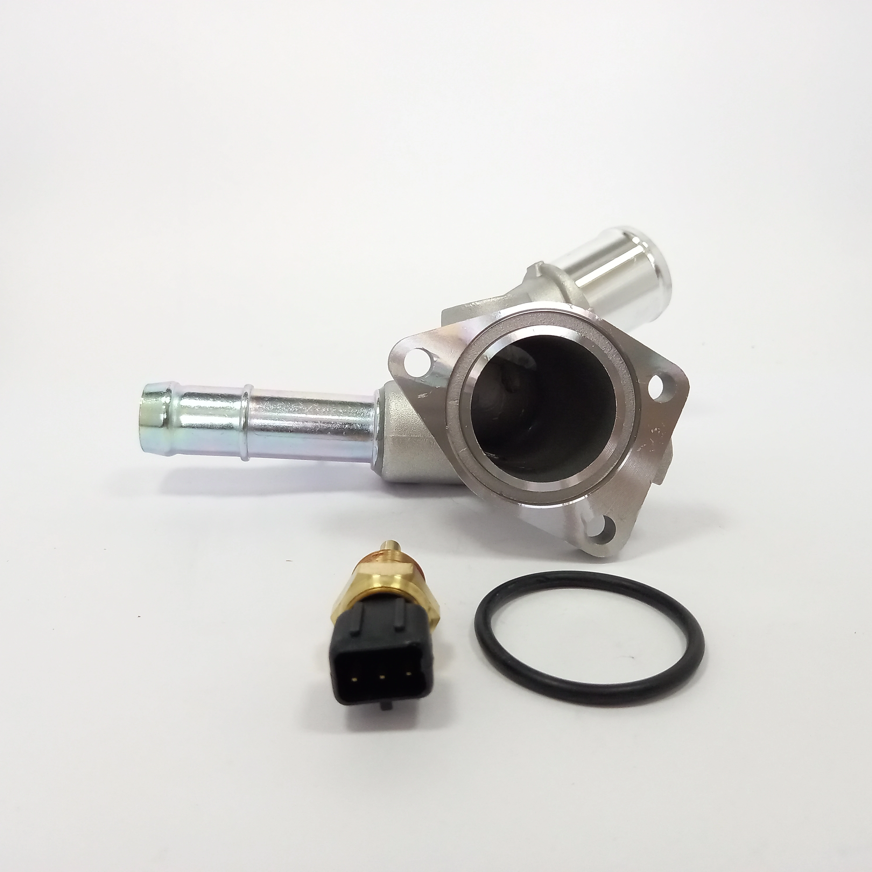 FLANGE VÁLVULA TERMOSTÁTICA HYUNDAI HB20 11/16 - I30 13/14 - KIA CERATO 09/ 1.6 16V - COM SENSOR