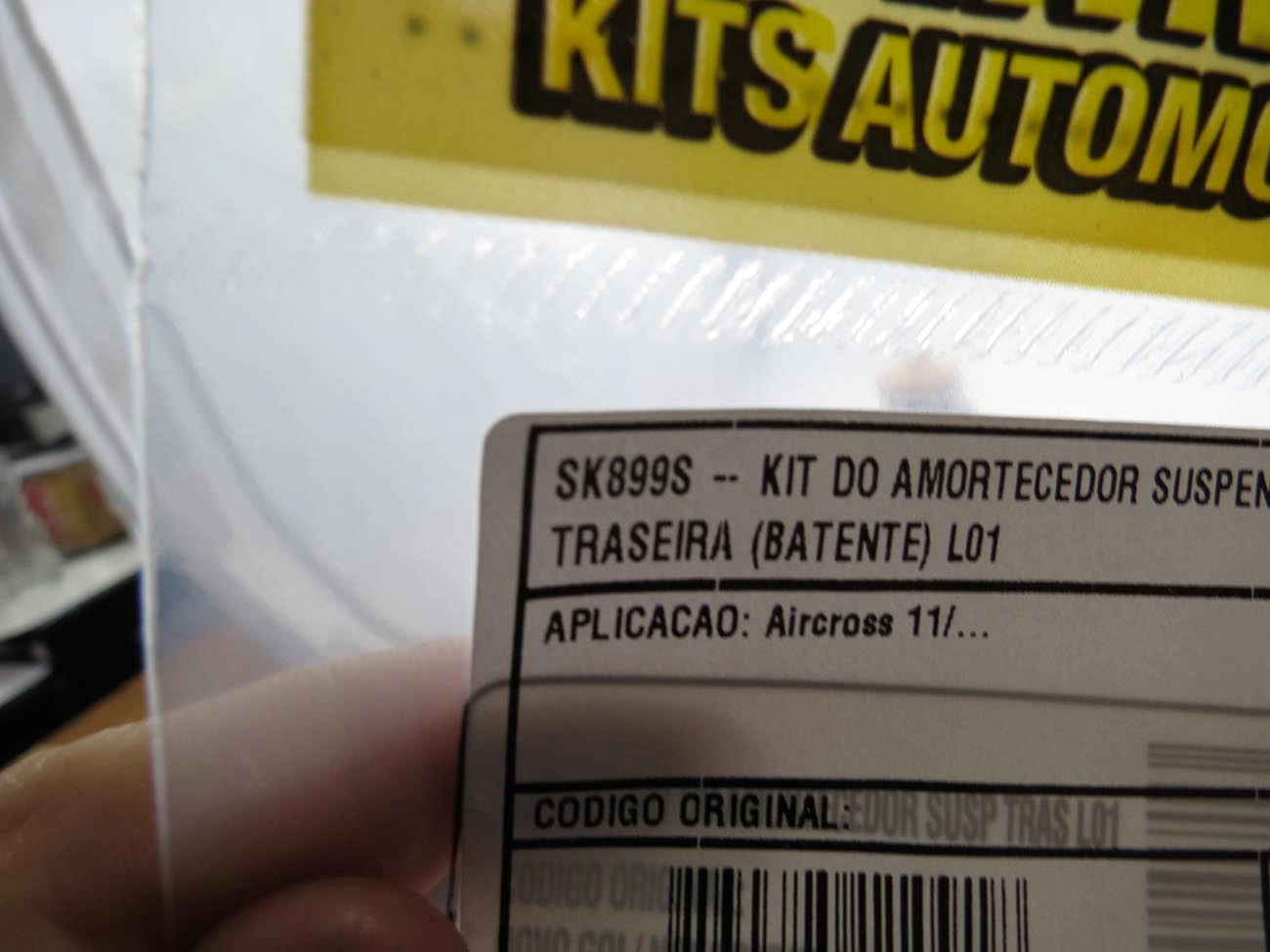 BATENTE DO AMORTECEDOR TRASEIRO CITROEN NOVO C3/AIRCROSS 12/20 - C4 CACTUS - PARA UM LADO