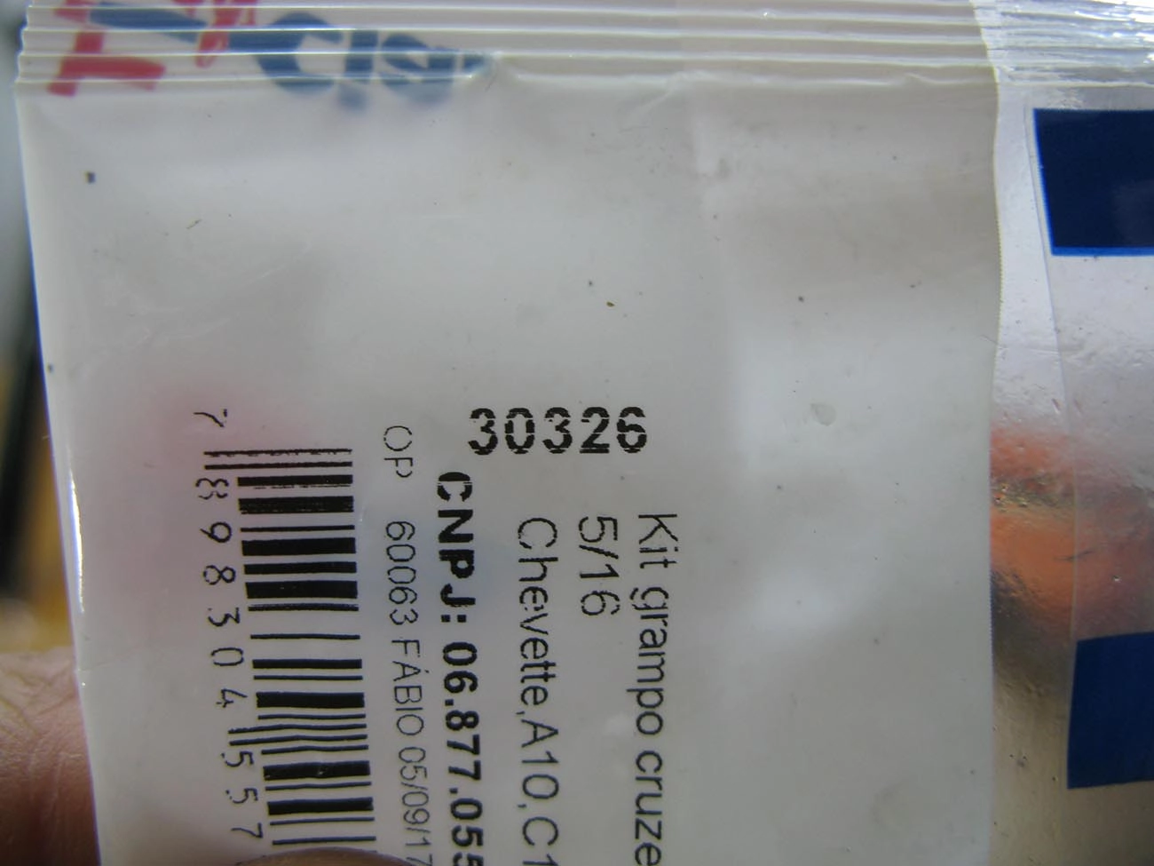KIT GRAMPO CRUZETA CARDAN 5/16 FORD F-1000/WILLYS GM A/C/D-10