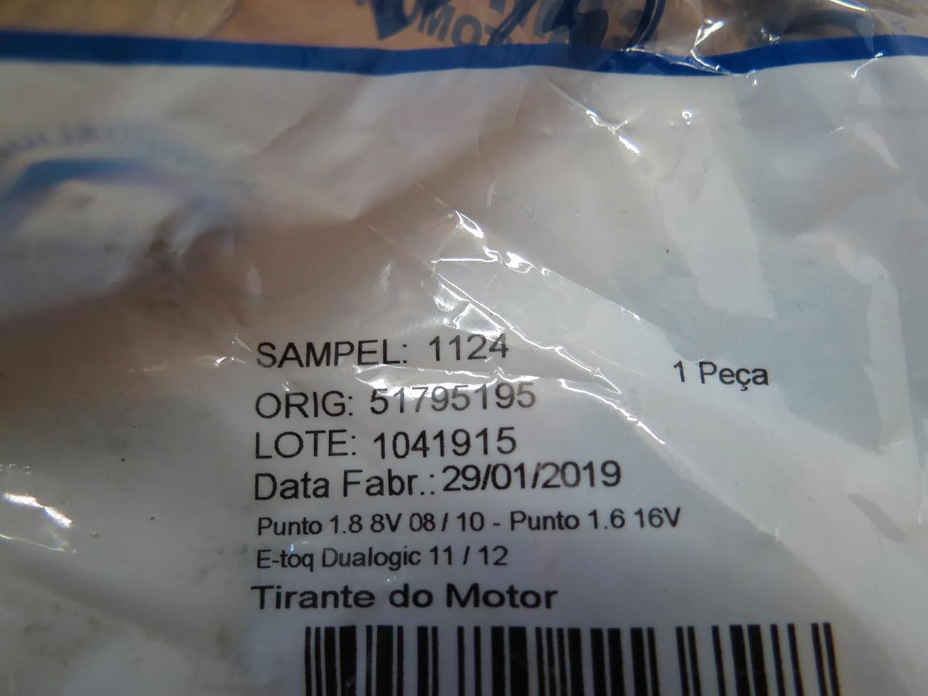 COXIM MOTOR LADO CAMBIO FIAT PUNTO 1.6 11/12  E.TORQ DUALOGIC - PUNTO 1.8 08/10 - 16V - TIPO BIELA