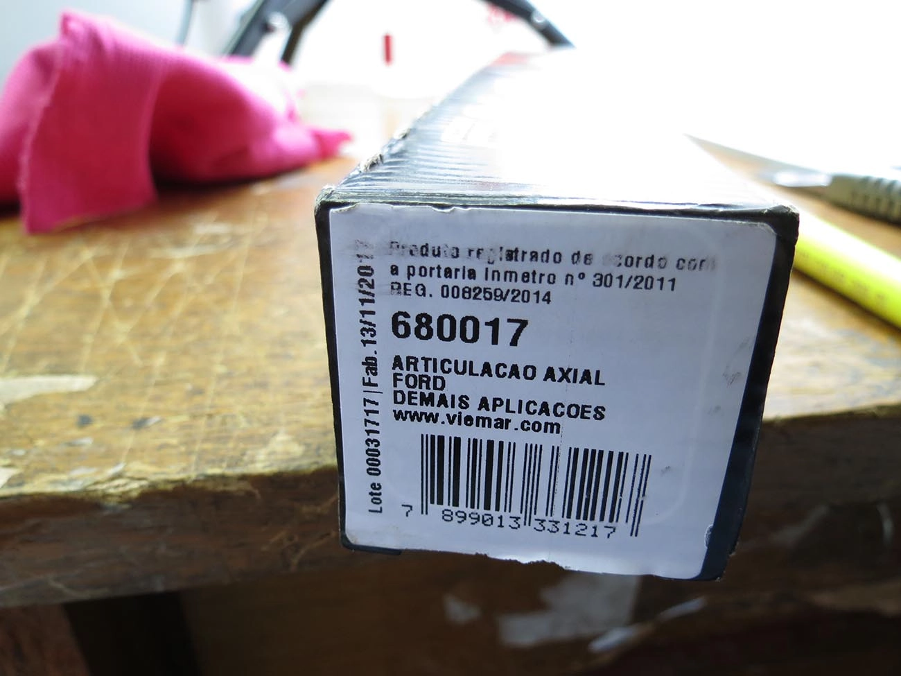 ARTICULAÇÃO/BARRA AXIAL 1/2X20 DIREÇÃO FORD KA 97/07 DH - FIESTA 94/95 - COURIER 94/96 DH/DM