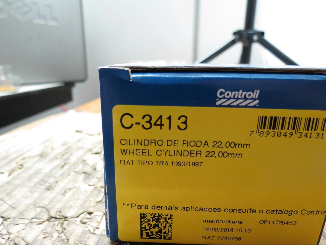 CILINDRO RODA TRASEIRA FIAT TIPO 93/97 - 22MM  7/8