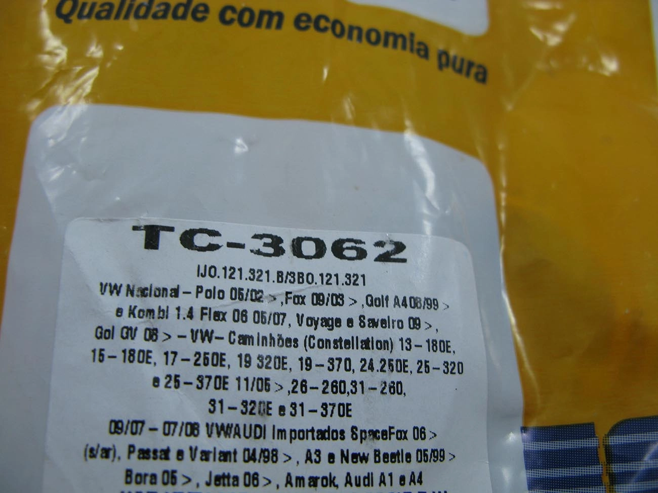 TAMPA RESERVATORIO VW GOL/SAVEIRO 08/ GOLF/PASSAT 98/ AUDI A3/4/6 - 15.180/17.250/18.180/19.320 06/