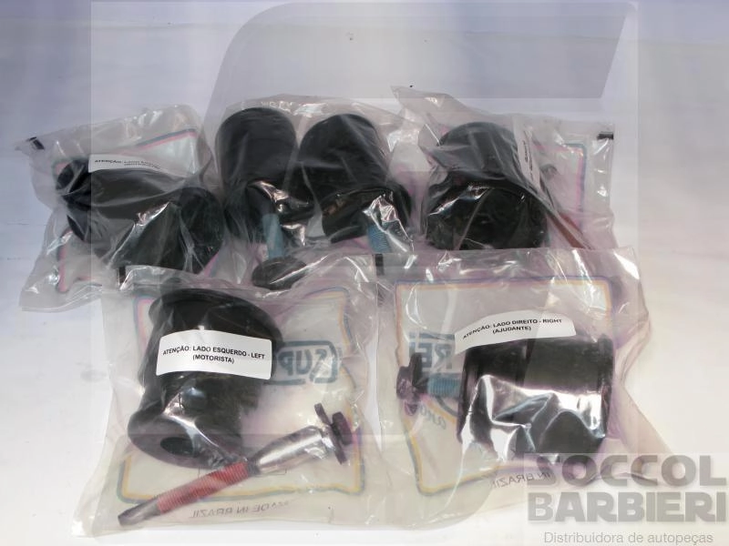 KIT COXIM CABINE FORD F-250/350/4000 98/2008 - 6 PECAS - CONJUNTO COMPLETO