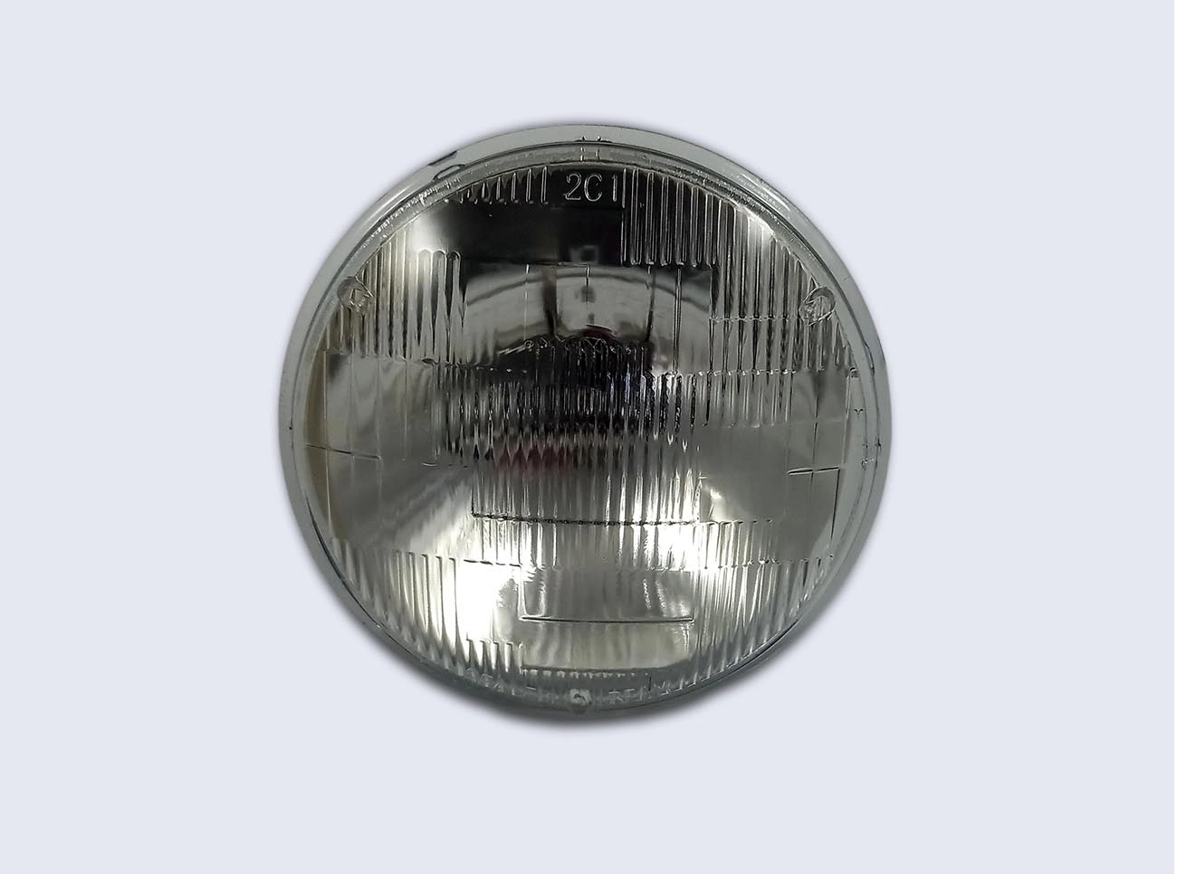 FAROL SEALED BEAM 130MM 12V 60/55 WATTS PEQUENO BULBO UNIVERSAL