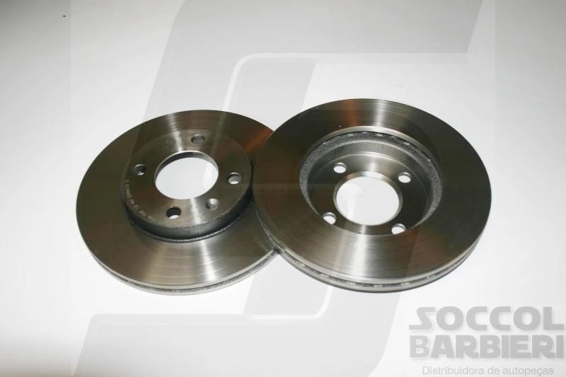 DISCO FREIO DIANTEIRO VENTILADO 239MM 4 FUROS VW GOL/PARATI 95/ SANTANA 90/94 GTI SAVEIRO 97/