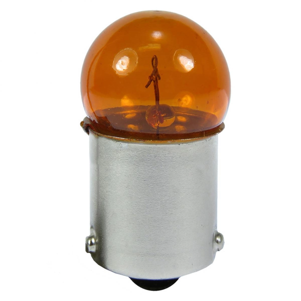 LAMPADA PISCA/SINALEIRA - 1 POLO PEQUENA - 10W/12V - AMBAR