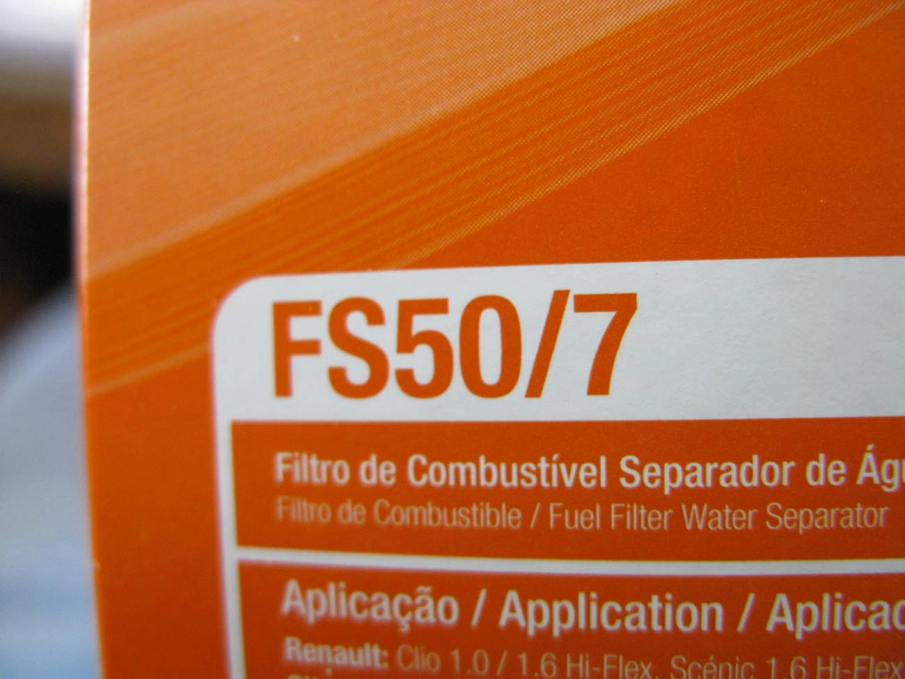 FILTRO COMBUSTÍVEL PLÁSTICO RENAULT DUSTER OROCH 15/ CHERY QQ 10/15 CITROEN AIR CROSS HYUNDAI CRETA