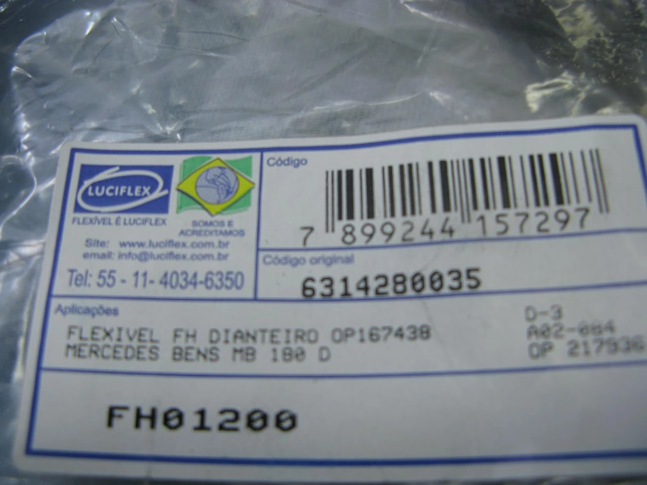 FLEXIVEL FREIO DIANTEIRO MB 180