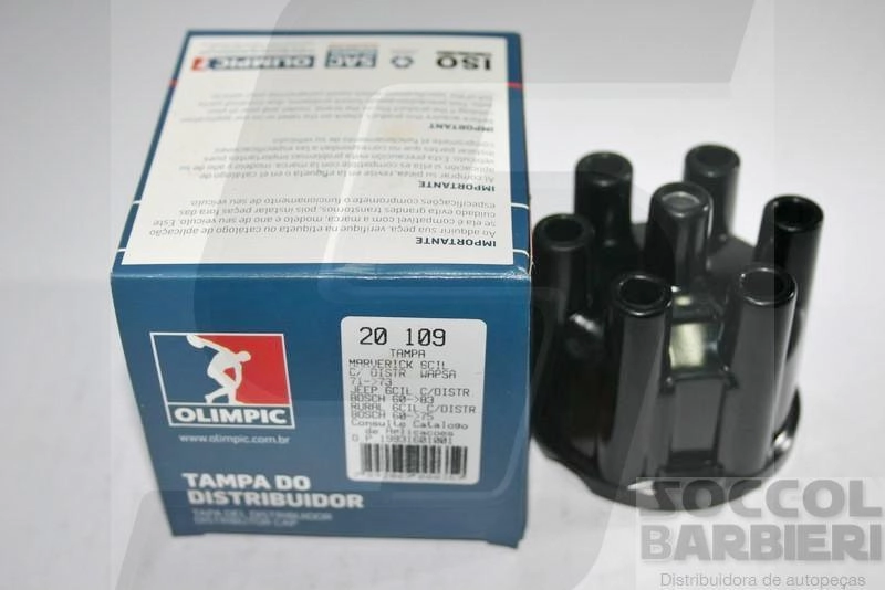 TAMPA DISTRIBUIDOR BOSCH 6 CILINDROS WILLYS JEEP/RURAL/F-75/MAVERICK CIL