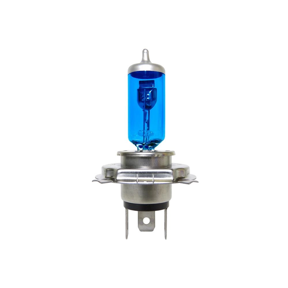 LÂMPADA FAROL ALTO/BAIXO H4 - 60/55 WATTS - 12V - AZUL