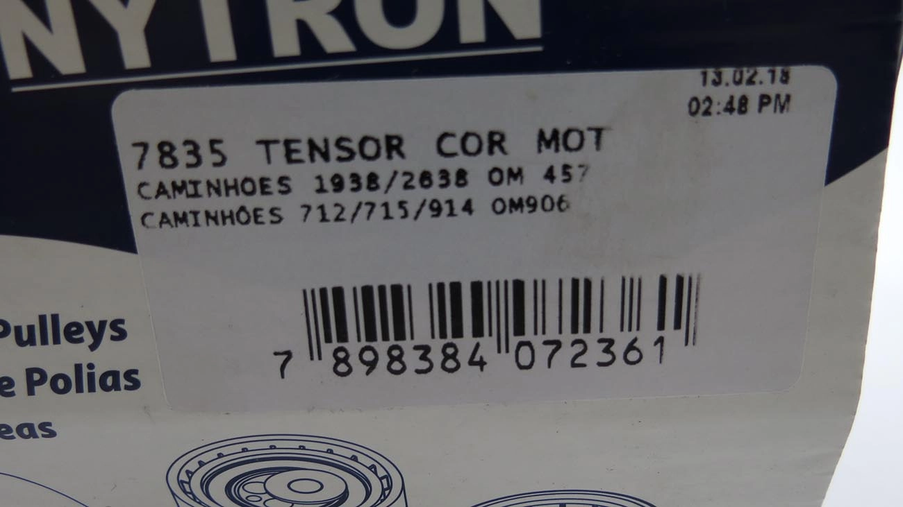 TENSOR CORREIA MOTOR MB 1938/2638/ OM 457 - 712/715/914 - OM 906 - ATEGO OM904LA/OM906LA
