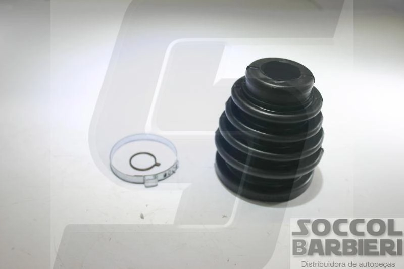 KIT REPARO COIFA HOMOCINÉTICA LADO CÂMBIO SEM ROLAMENTO FIAT UNO/PREMIO/ELBA/FIORINO 91/95 1 BRAÇADEIRA S/ROLAMENTO