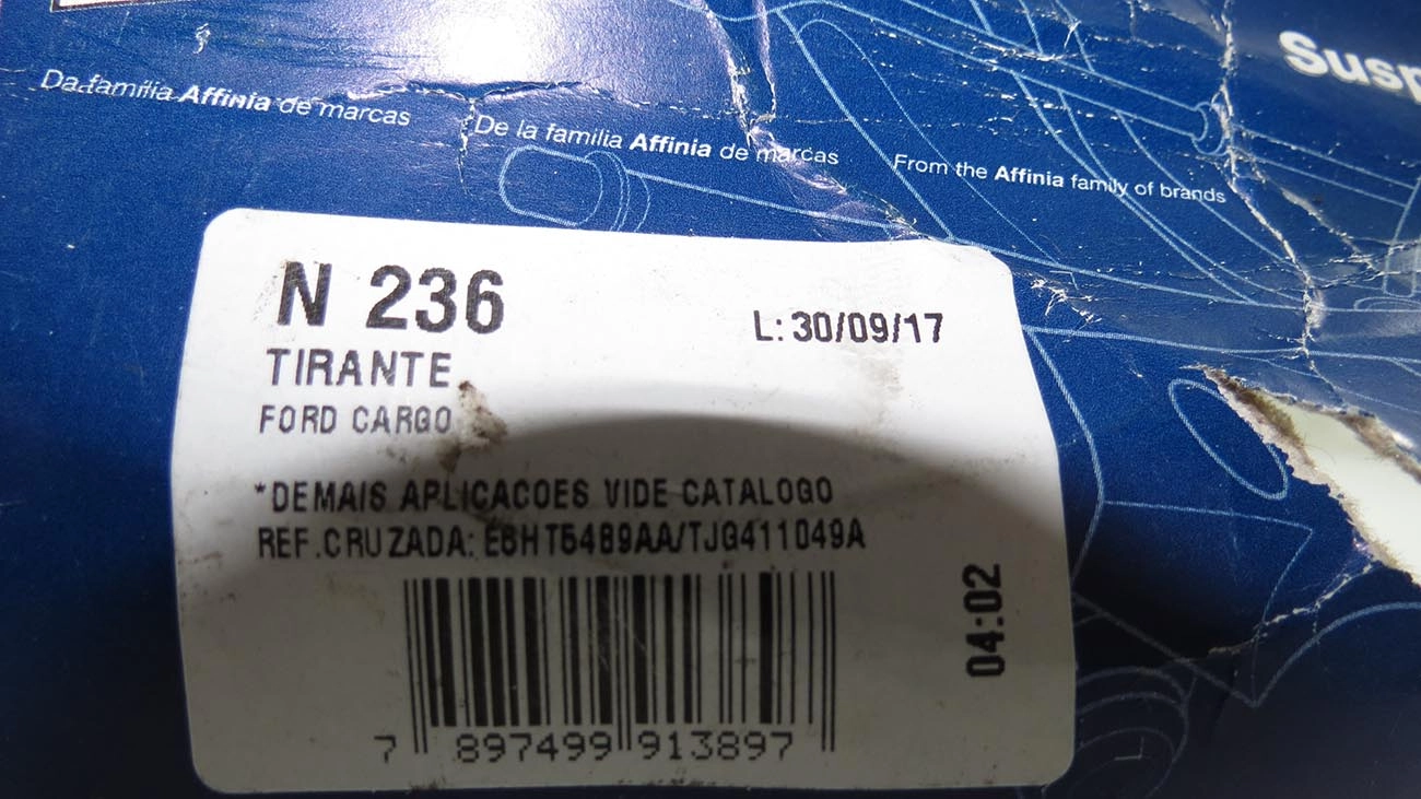 TIRANTE TRASEIRO FORD CARGO 168.5MM