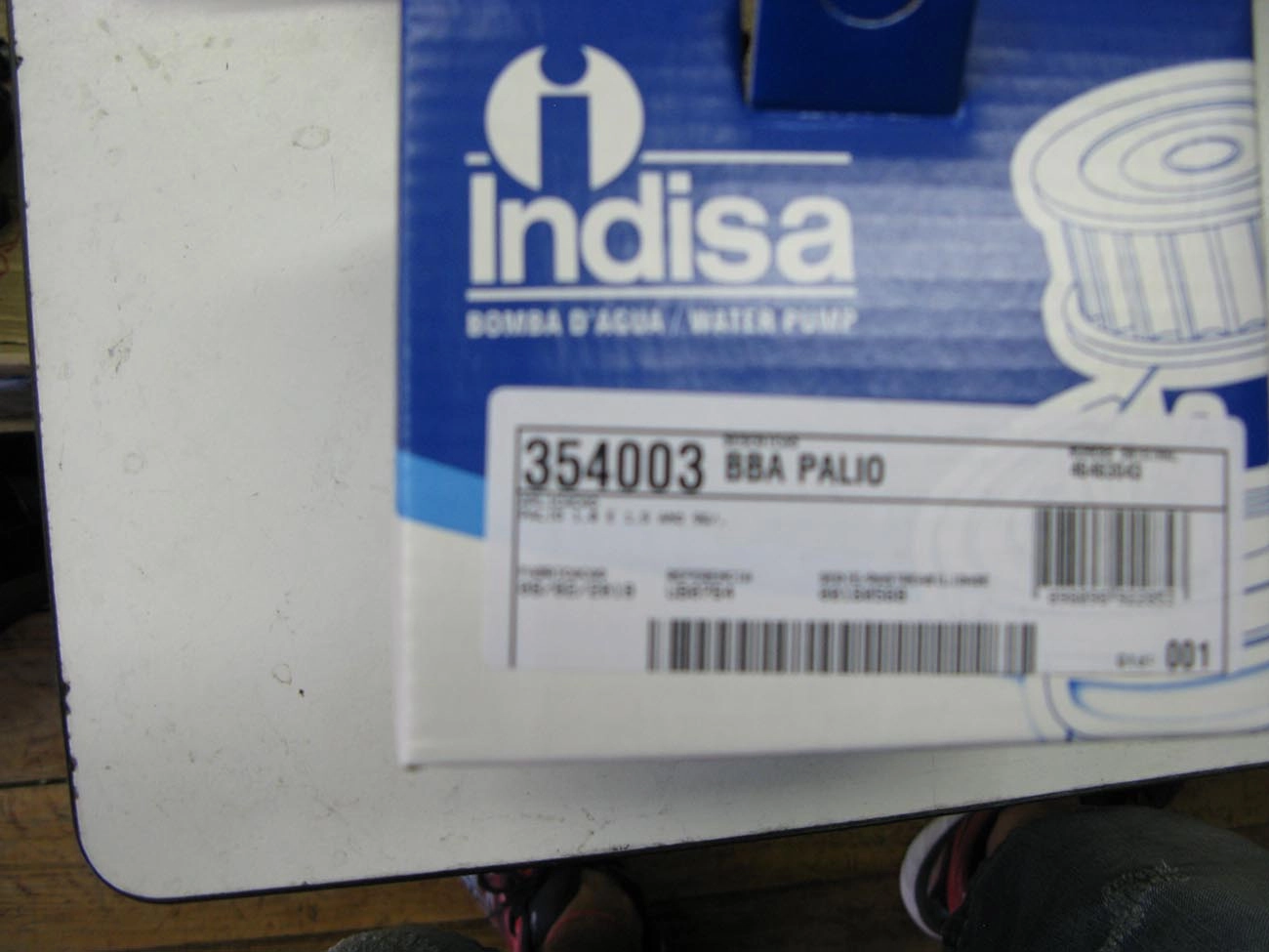 BOMBA DA ÁGUA FIAT PALIO/STRADA 1.0 8V 96/08.99 - PALIO/STRADA 1.5 8V - SEM POLIA - 67MM