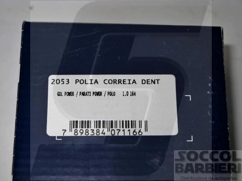 POLIA AUXILIAR CORREIA COMANDO VW GOL/PARATI 1.0 16V 2000/ - POWER - 10.30X56.00X20.00MM