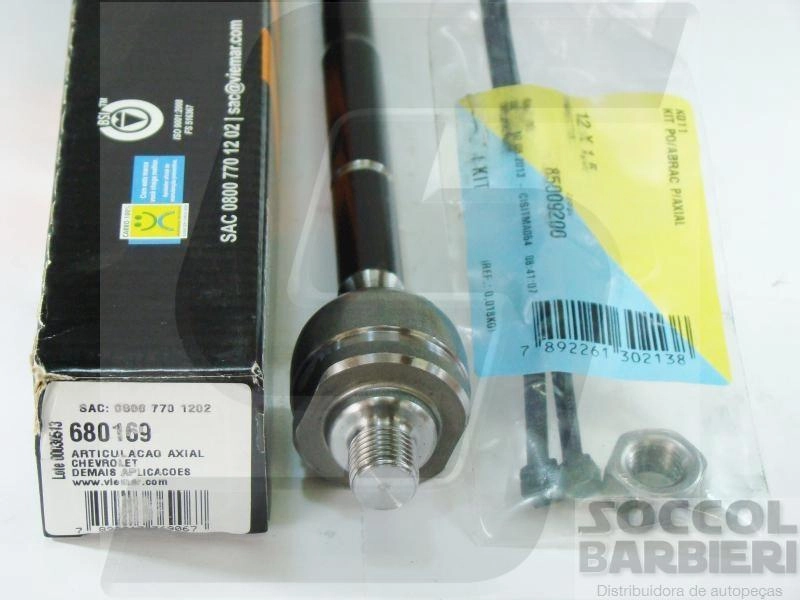 ARTICULAÇÃO/BARRA AXIAL M12X1,5 DIREÇÃO HIDRÁULICA GM CORSA/PICK-UP 94/99 - TIGRA 97/00